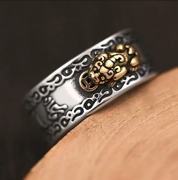 Generic Buddhist Jewelry Men's Ring Pixiu Feng Shui Good Luck Adjustable  Rings And Bracelet | Jumia Nigeria